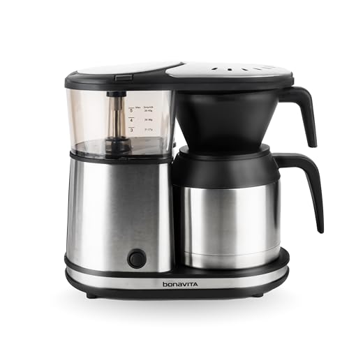 Black & Decker CM0755S 5 Cup Drip Coffee Maker, Stainless Steel 
