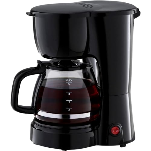 BLACK+DECKER CM0755S 4-in-1 5-Cup Coffee Station Coffeemaker, Black