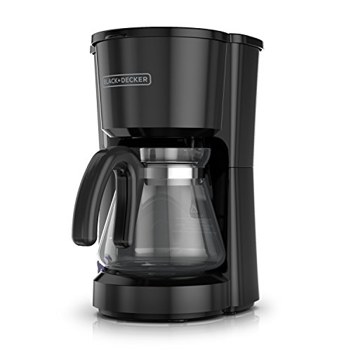 Elite Gourmet EHC-5055# Automatic Brew & Drip Coffee Maker with Pause N  Serve Reusable Filter, On/Off Switch, Water Level Indicator, Black