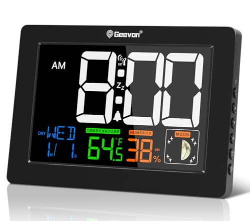 Oregon Scientific Self setting atomic travel thermometer alarm clock