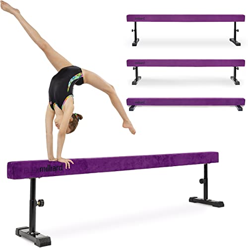 Fun!ture Purple Faux Leather 6ft Long 12 High Gymnastics Training Balance Beam 