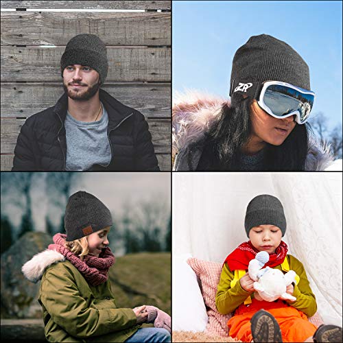 Bluetooth Beanie Hat Gifts for Men Women - Stocking Stuffers Bluetooth Hat for Men Fit for Fishing Running Skating Winter Outdoor Sports Fit for Mens