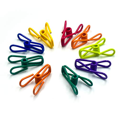 IPOW Stainless Steel Binder Clips 10PCS 3" Chip Clips for Storage Food & Bread 