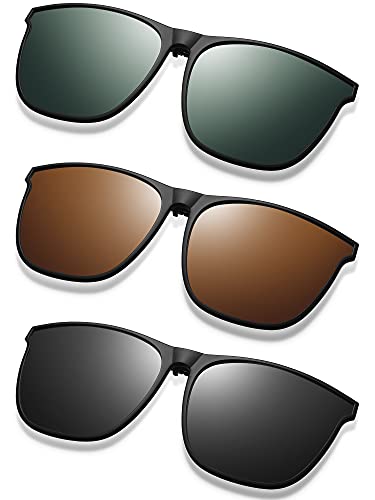 Frienda 3 Pair Oversize Polarized Sunglasses image