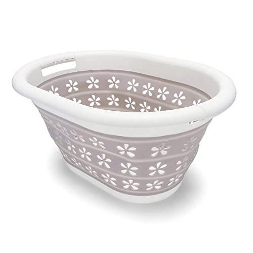 SILICONE COLLAPSIBLE LAUNDRY BASKET FOLDING CLOTH WASHING POP UP STORA –  Quildinc
