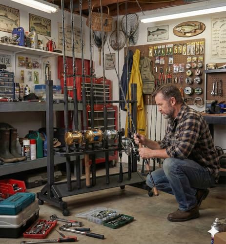 Best image of fishing rod racks