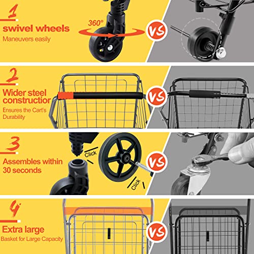 Best image of folding shopping carts