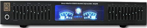 MR DJ DEQ500 19" Rack Mount Pro Dual 10 Band Stereo Equalizer image