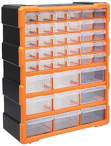 Andalus Storage Box with 18 Compartments - Small Hardware Parts Organizer  Box 