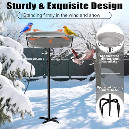 Best image of heated bird baths