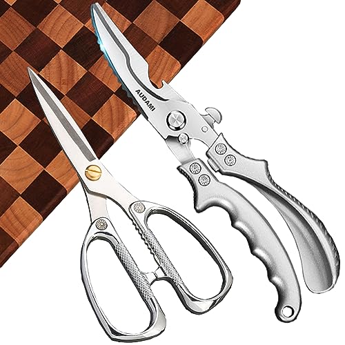 Kitchen Shears, Acelone Premium Heavy Duty Shears Ultra Sharp Stainless  Steel Multi-function Kitchen Scissors for Chicken/Poultr