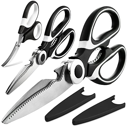 Kitchen Shears iBayam Kitchen Heavy Duty Meat Scissors Poultry