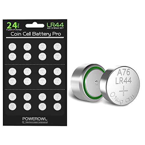 AmVolt- Pack of 15 LR44 Batteries AG13A76 Battery, Premium Alkaline Ultra  Power Non Rechargeable Button Battery, 1.5 Volt Small Batteries for Remotes