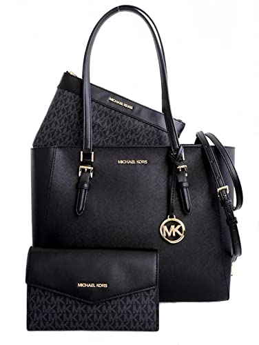 Amazon.com: Michael Kors Maisie Large Pebbled Leather 3-IN-1 Tote Bag  (Black Brown Multi) : Clothing, Shoes & Jewelry