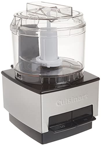 Cuisinart DLC-2ABC Mini Prep Plus Food Processor Brushed Chrome and Nickel  & Mini-Prep Plus 4-Cup Food Processor, Brushed Stainless