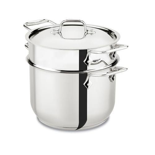 Bialetti Oval Aluminum 5.5 Quart Pasta Pot with Strainer Lid, Nonstick,  Black