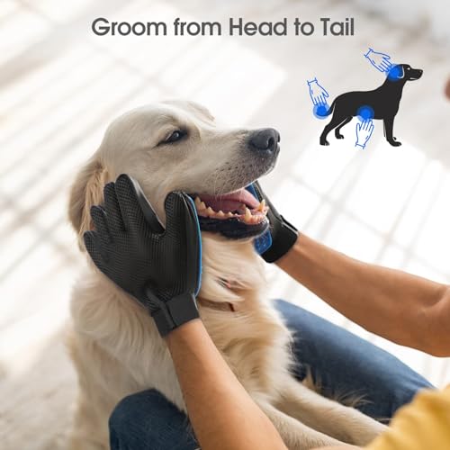 Best image of pet grooming gloves
