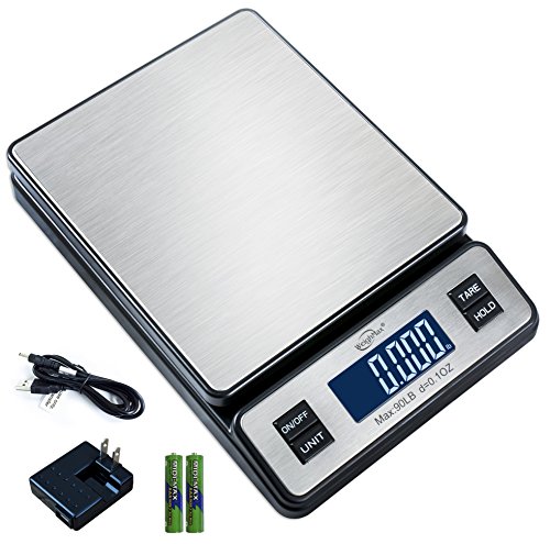 Accuteck W-8250-50B Digital Shipping Postal Scale with AC Adapter