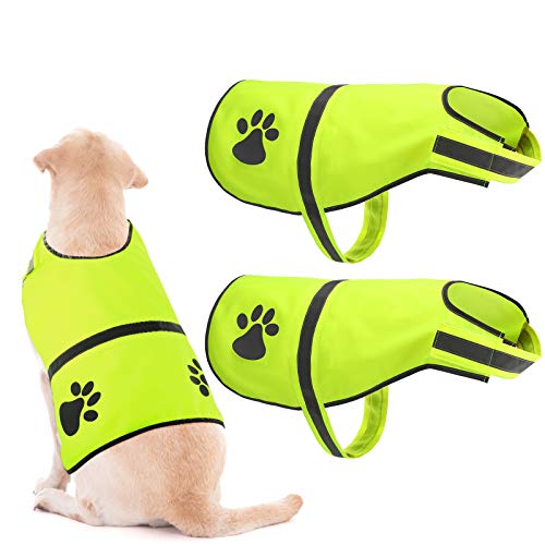 SafetyPUP XD Hi Visibility Reflective Summer Dog Vest Ideal for Warmer Climates Blaze Orange Fabric Increases Your Field of Vision Helping to Keep Them in Sight and Safe On and Off Leash. 
