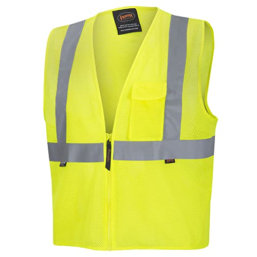 XIAKE Safety Vest Class 2 High Visibility Reflective Vest 100% polyester  fabric