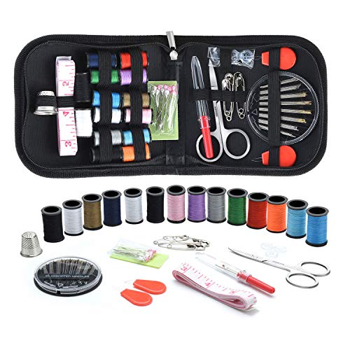 Needles with Premium Gift PU Leather Case Kids Akaru DIY Sewing Supplies Including 183 Sewing Accessories Beginner 38 XL Threads Sewing Kit for Adults 