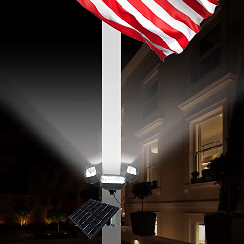 Best image of solar flagpole lights