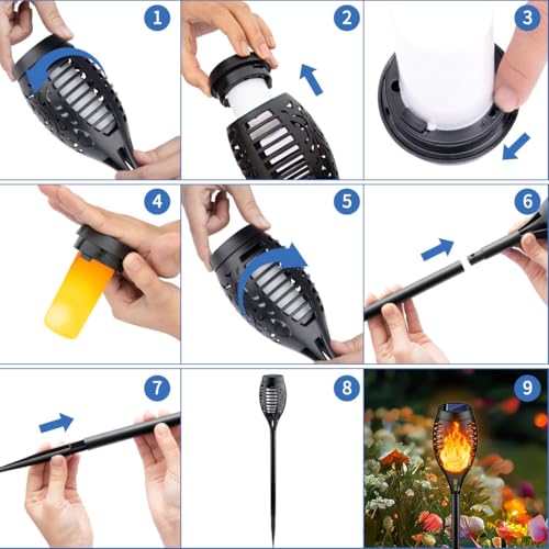 Best image of solar tiki torches