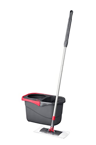 Hurricane Spin Mop As Seen On TV Mop & Bucket Cleaning System by BulbHead,  Spin Away Germy, Dirty Water - Super-Absorbent Microfiber Mop Head Holds