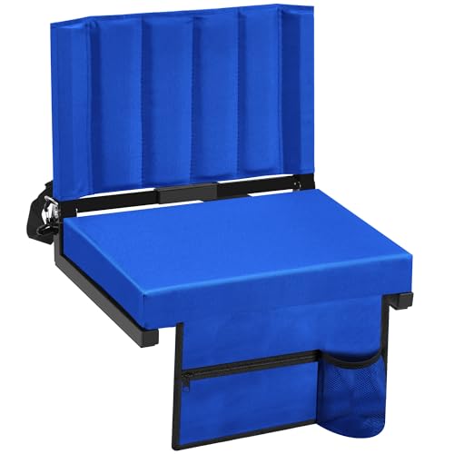 Daviontae Folding Stadium Seat with Cushion Arlmont & Co.