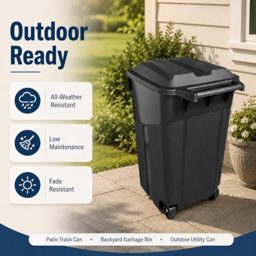 Best image of wheeled trash cans