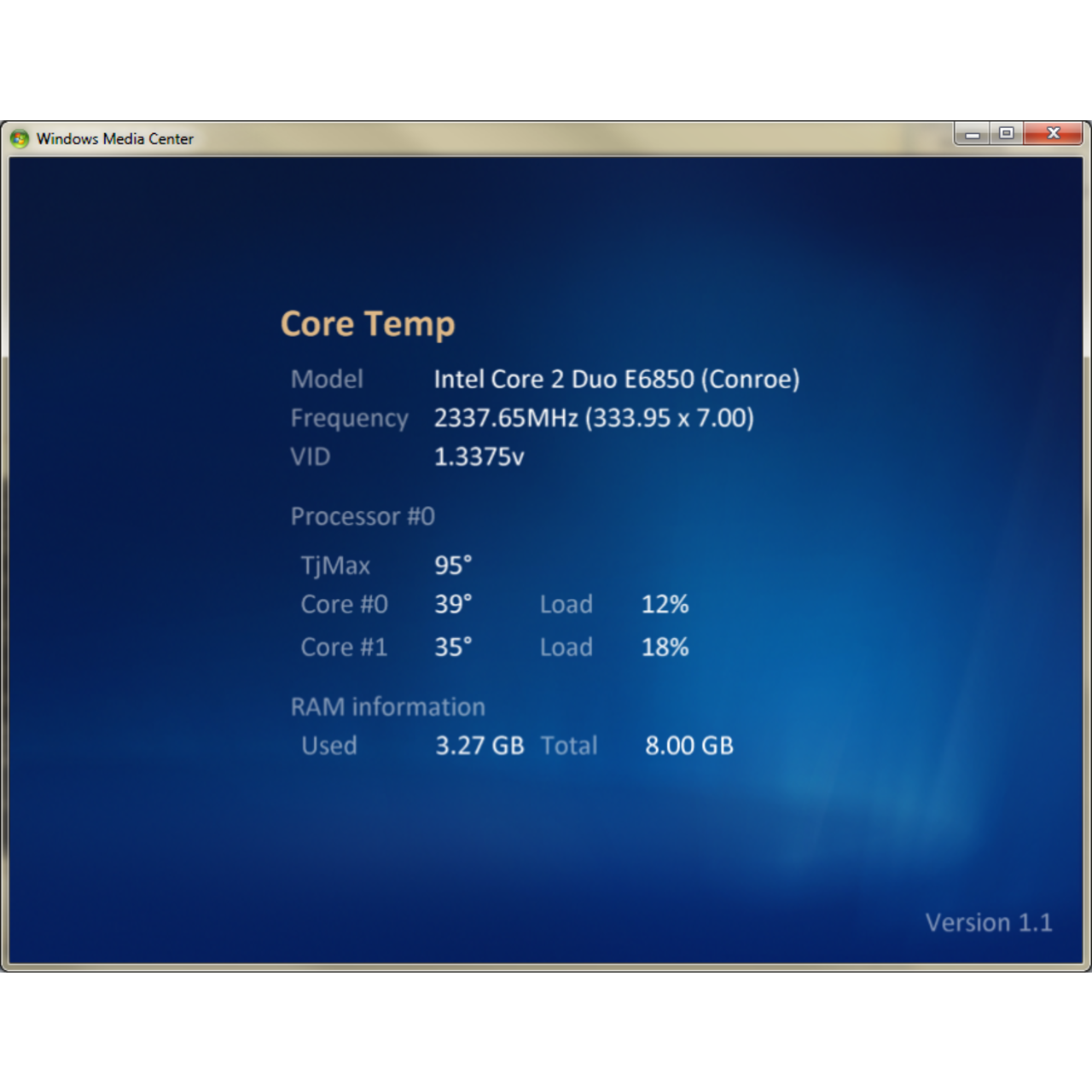 Core temp на русском