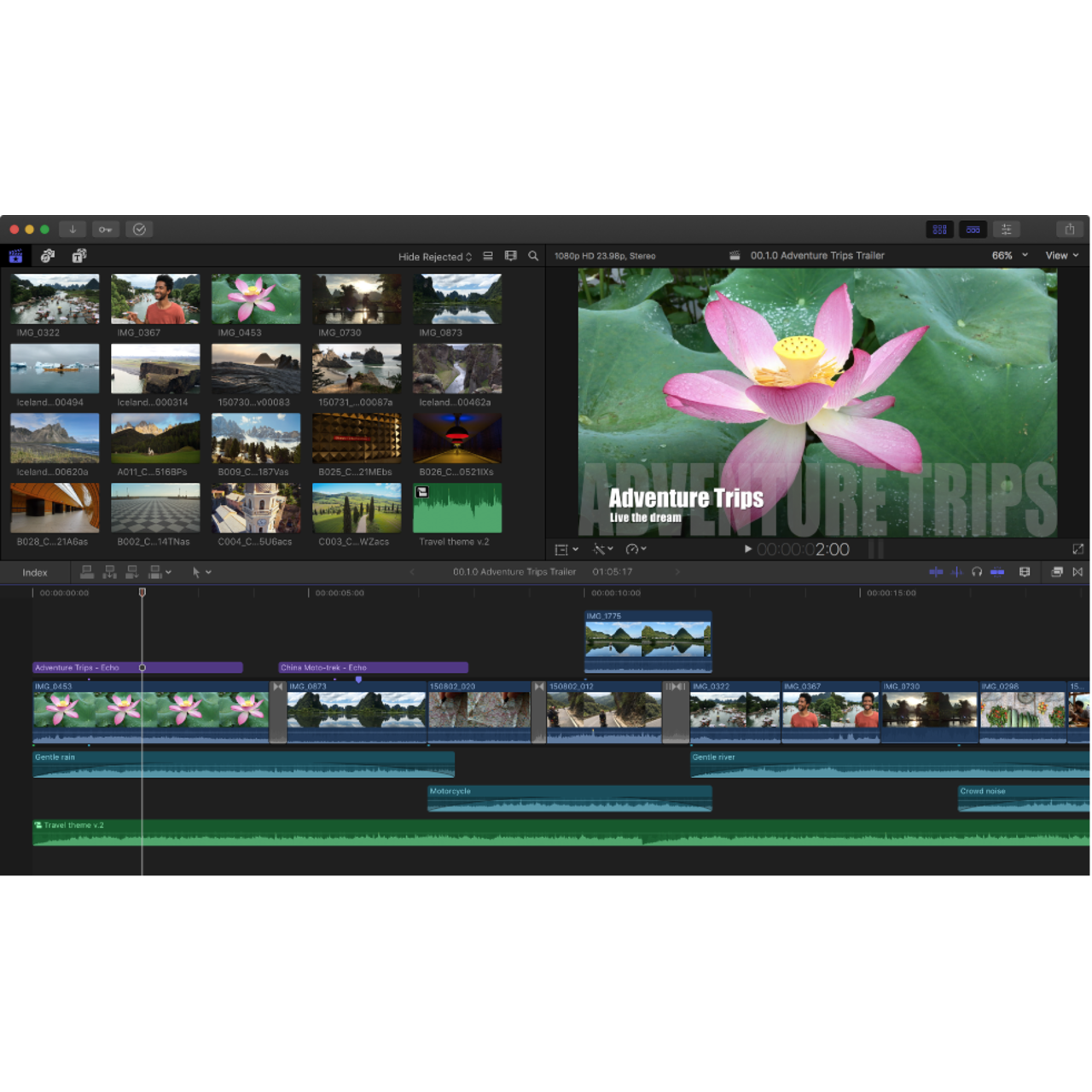 videopad vs final cut pro video editor