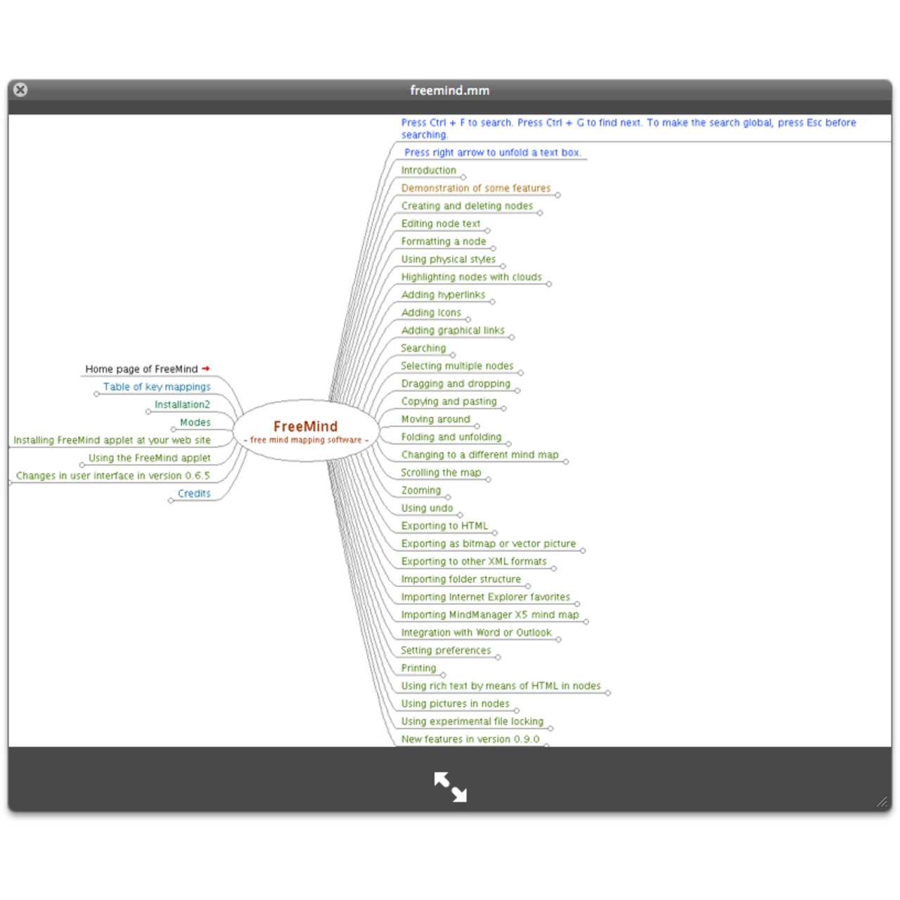 using freemind