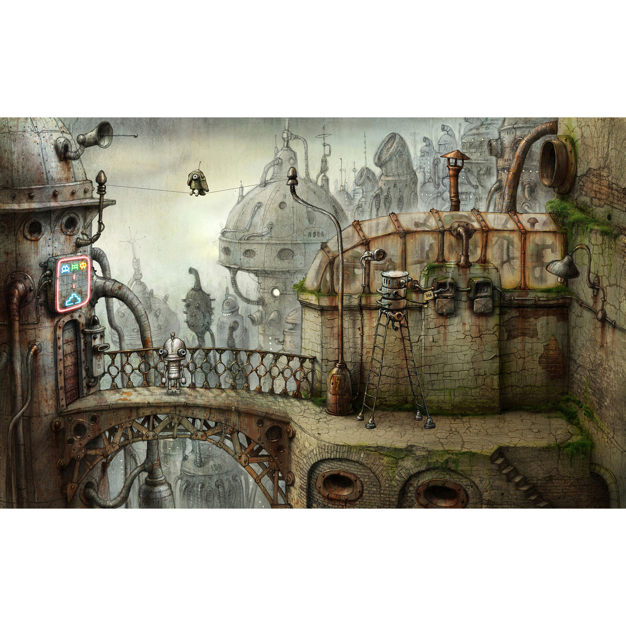 machinarium city, steampunk style, fantasy style, | Stable Diffusion |  OpenArt