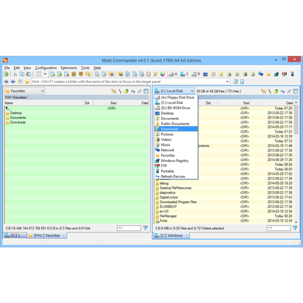 Multi Commander 13.0.0.2953 download the new for mac