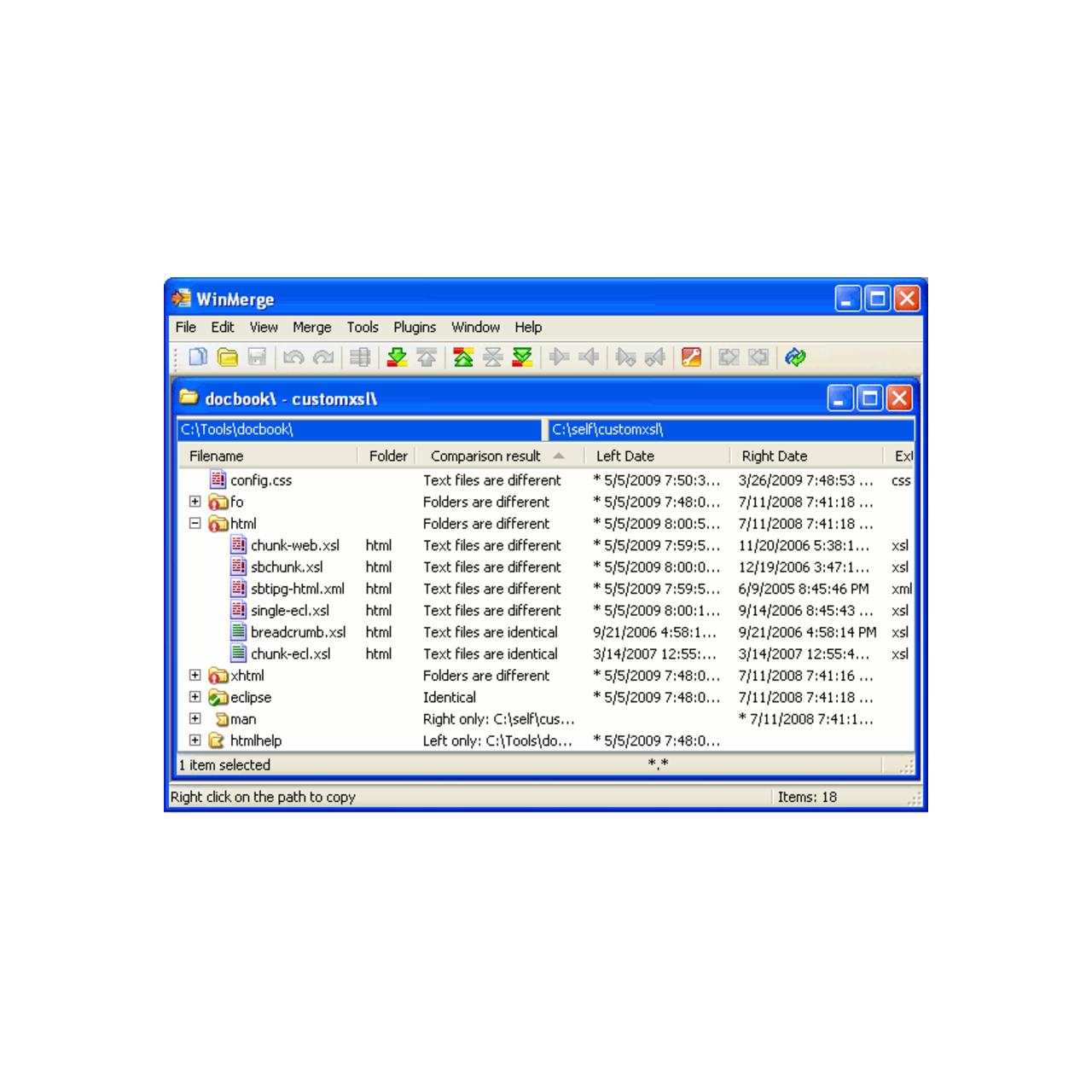 download the new version WinMerge 2.16.31