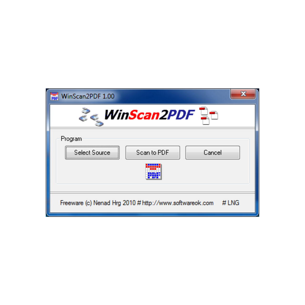 WinScan2PDF 8.66 for windows download free