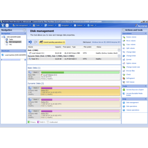 Acronis Disk Director screenshot 3