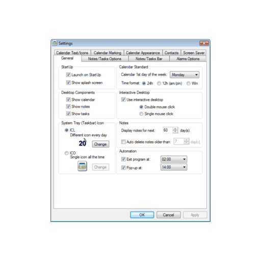 Active Desktop Calendar screenshot 3
