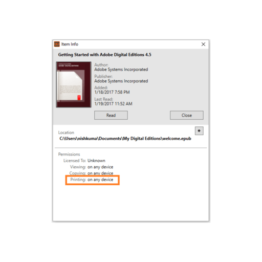 deauthorize adobe digital editions 4.5