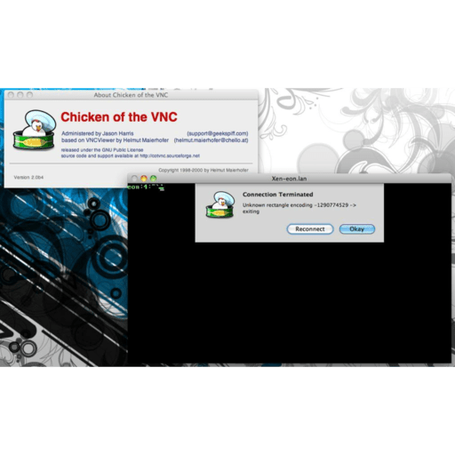 chicken of the vnc tightvnc colors