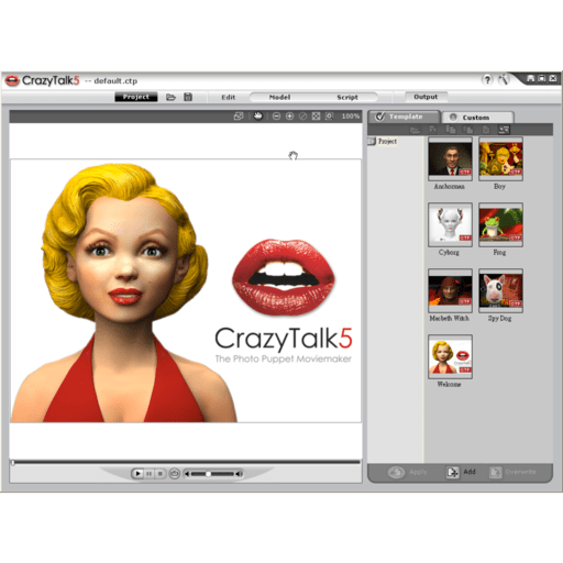 crazytalk 8 share feature