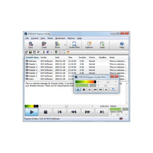 nch software express scribe