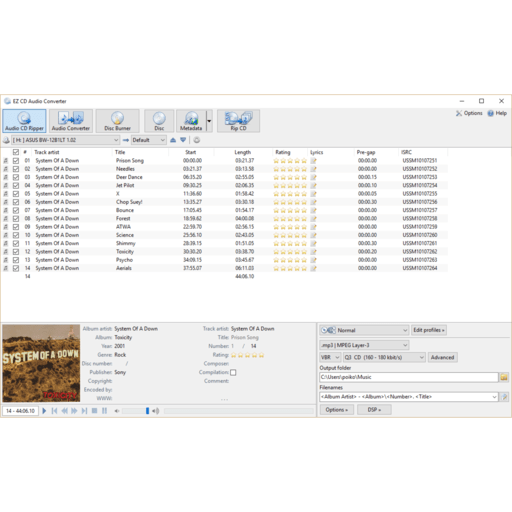 ez cd audio converter review