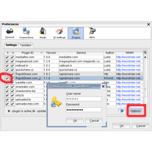 FreeRapid Downloader screenshot 4