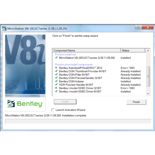 microstation v8i activation