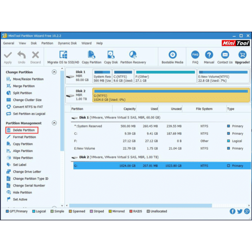 Minitool partition wizard bootable 9.1