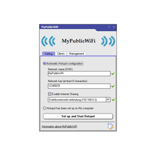 MyPublicWiFi - Virtual Access Point
