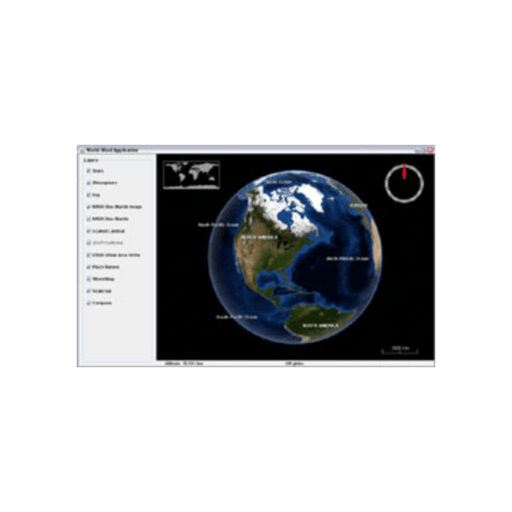 nasa world wind web clickrecognizer