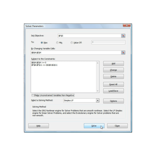 Solver screenshot 1